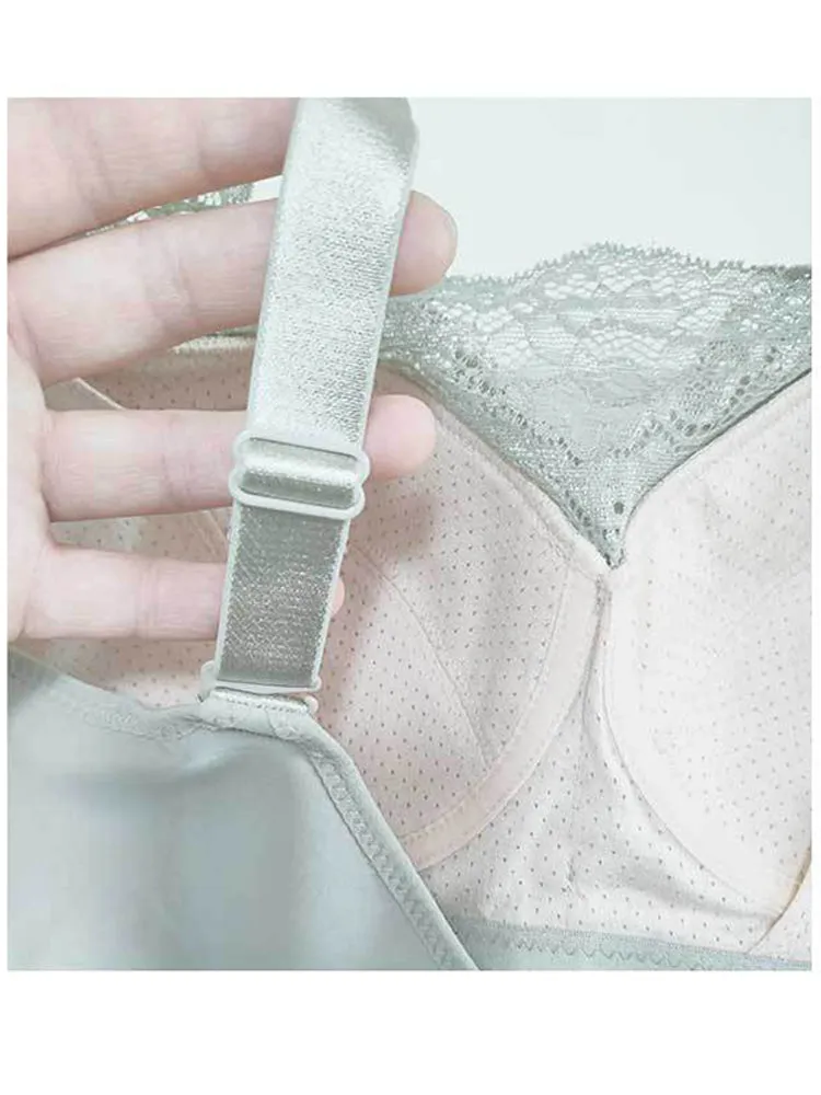 Lace Anti-slip Padded Push Up Wireless Bras
