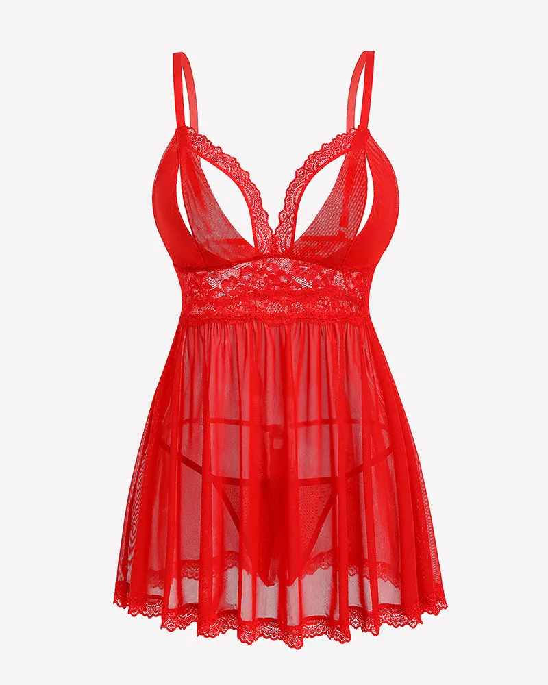 Lace Babydoll Boudoir Outfits