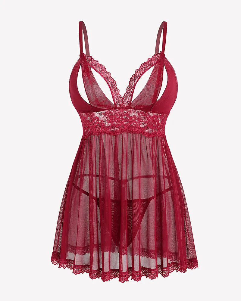 Lace Babydoll Boudoir Outfits