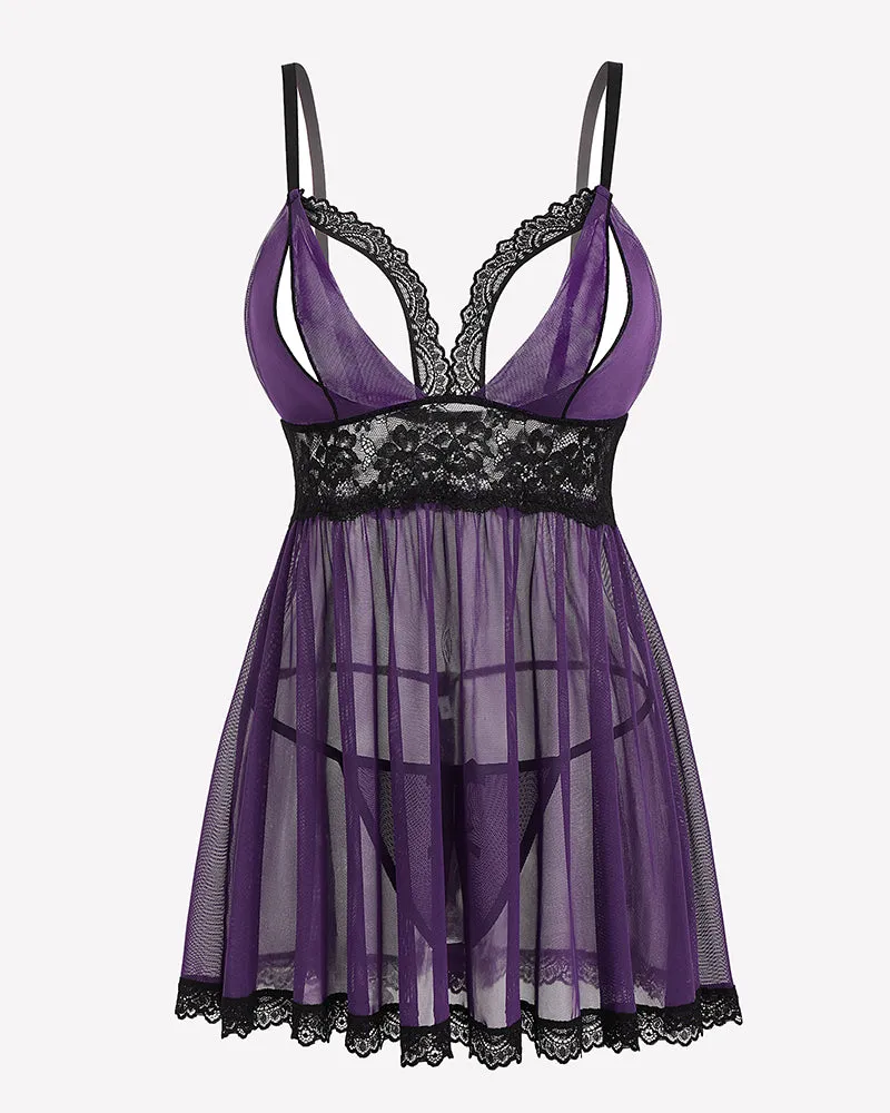 Lace Babydoll Boudoir Outfits