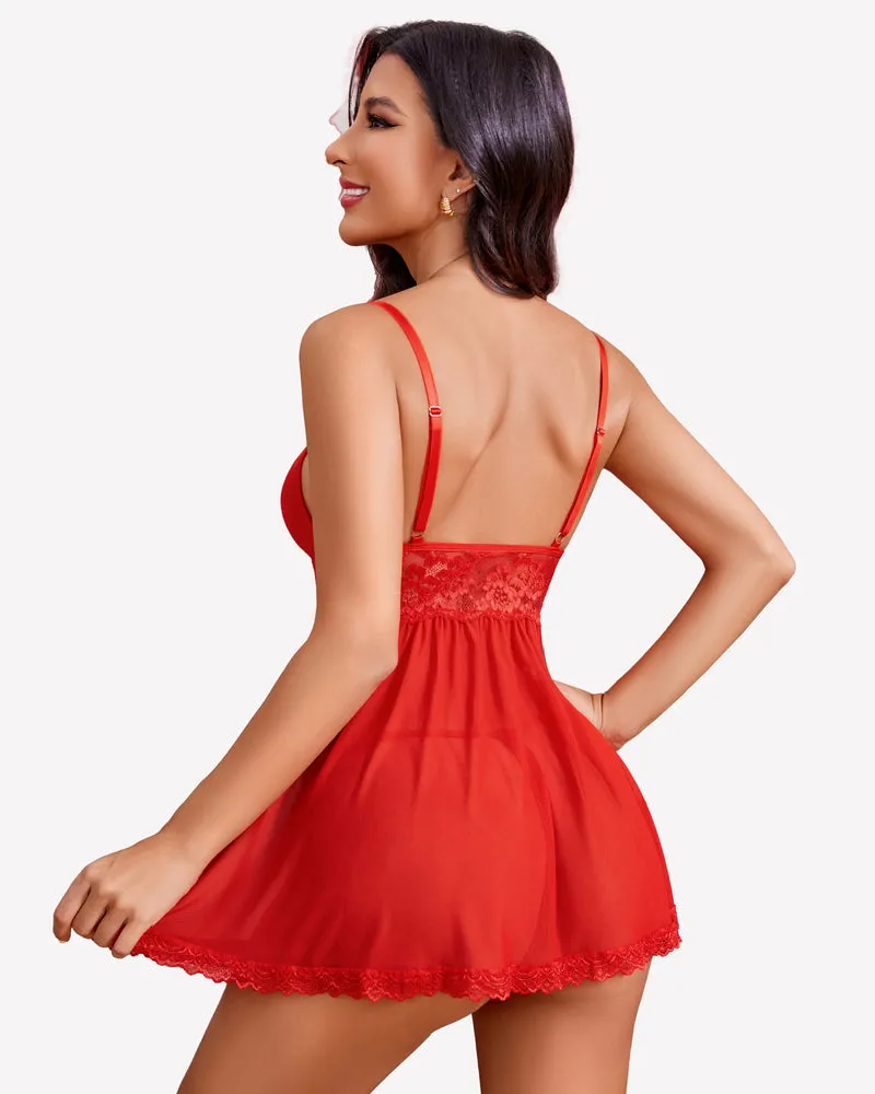 Lace Babydoll Boudoir Outfits
