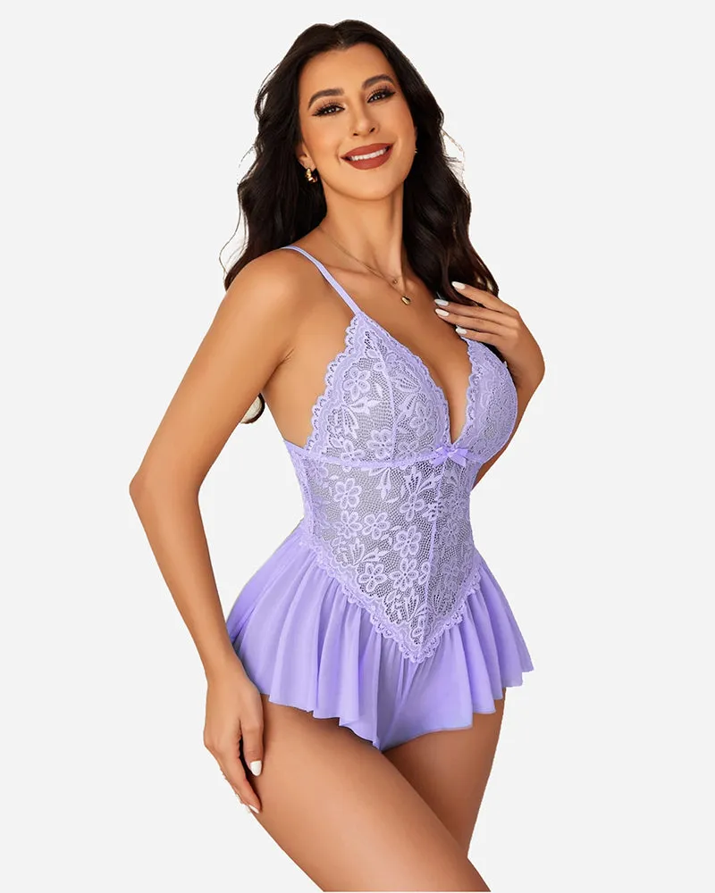 Lace Bodysuit One Piece Teddy