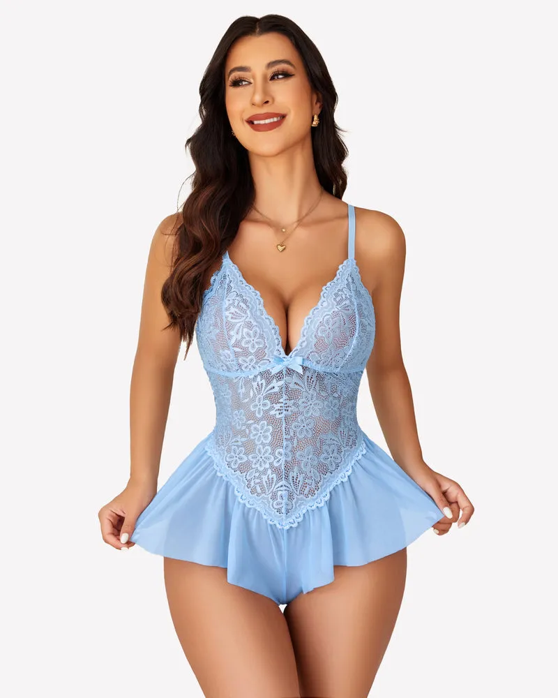 Lace Bodysuit One Piece Teddy