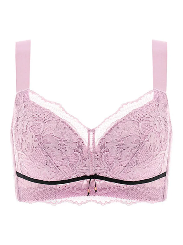 Lace Breathable Wireless Minimizer Bras