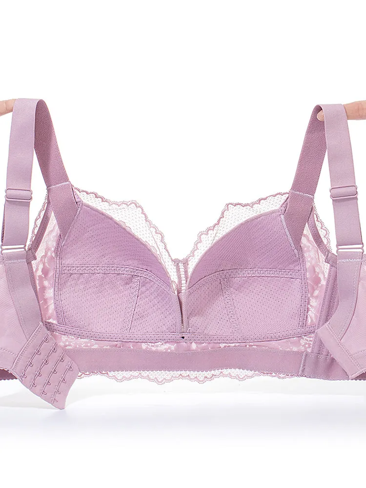 Lace Breathable Wireless Minimizer Bras