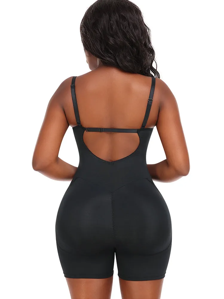 Lace Butt Enhance Body Shaperwear with Removable Padding