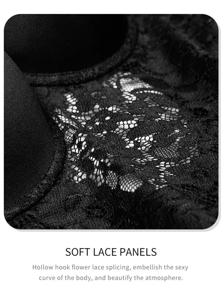 Lace Butt Enhance Body Shaperwear with Removable Padding