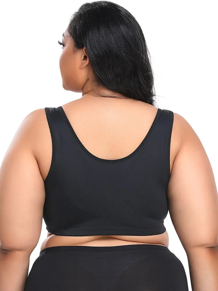 Lace Floral Wireless Magic Lift Front Closure Bras