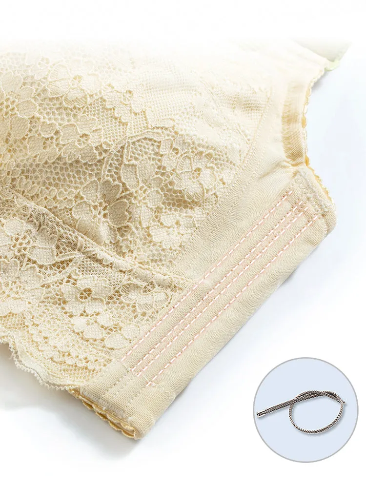 Lace Full Coverage Beauty Back Wire-free Bras
