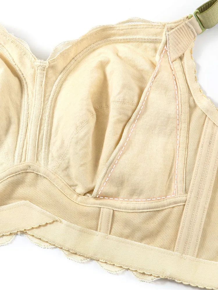Lace Full Coverage Beauty Back Wire-free Bras