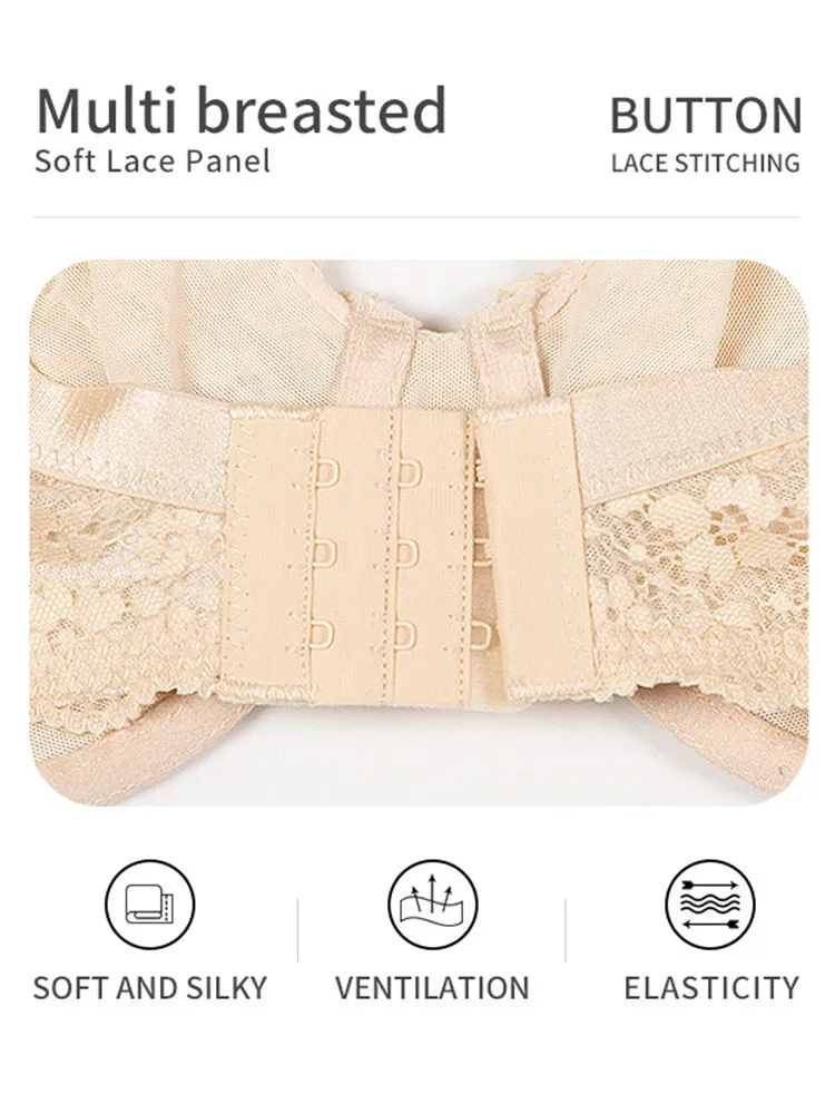 Lace Jacquard Ultra-thin Underwire Bras