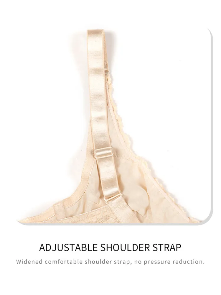 Lace Jacquard Ultra-thin Underwire Bras