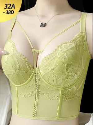 Lace Longline Support Minimizer Bras