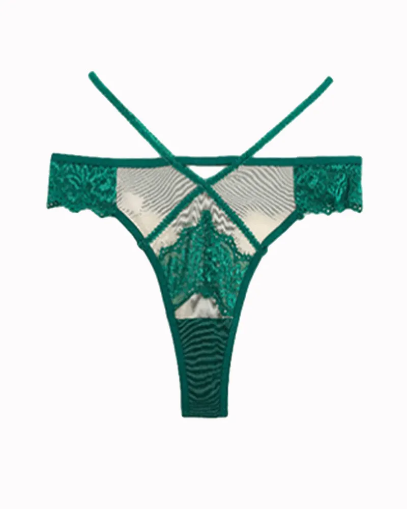 Lace Mid-Rise High Stretch Panties