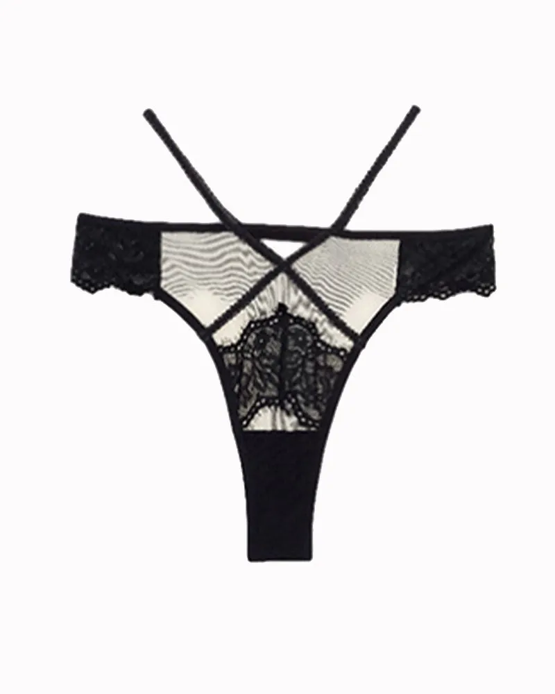 Lace Mid-Rise High Stretch Panties