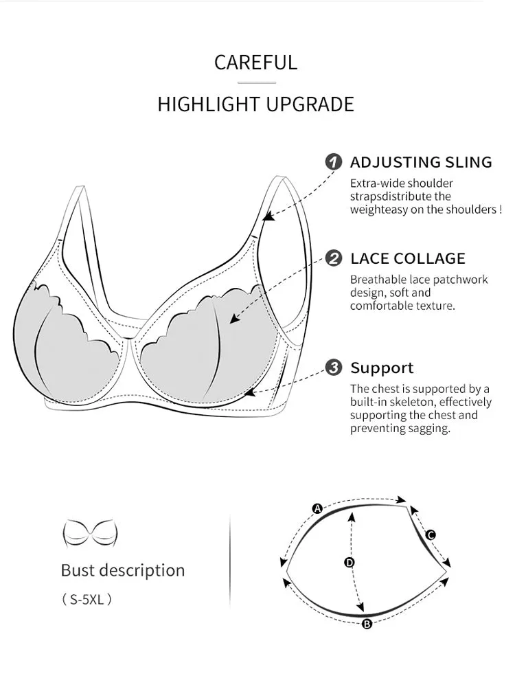 Lace Push-Up Ultra-Thin Summer Underwire Bra