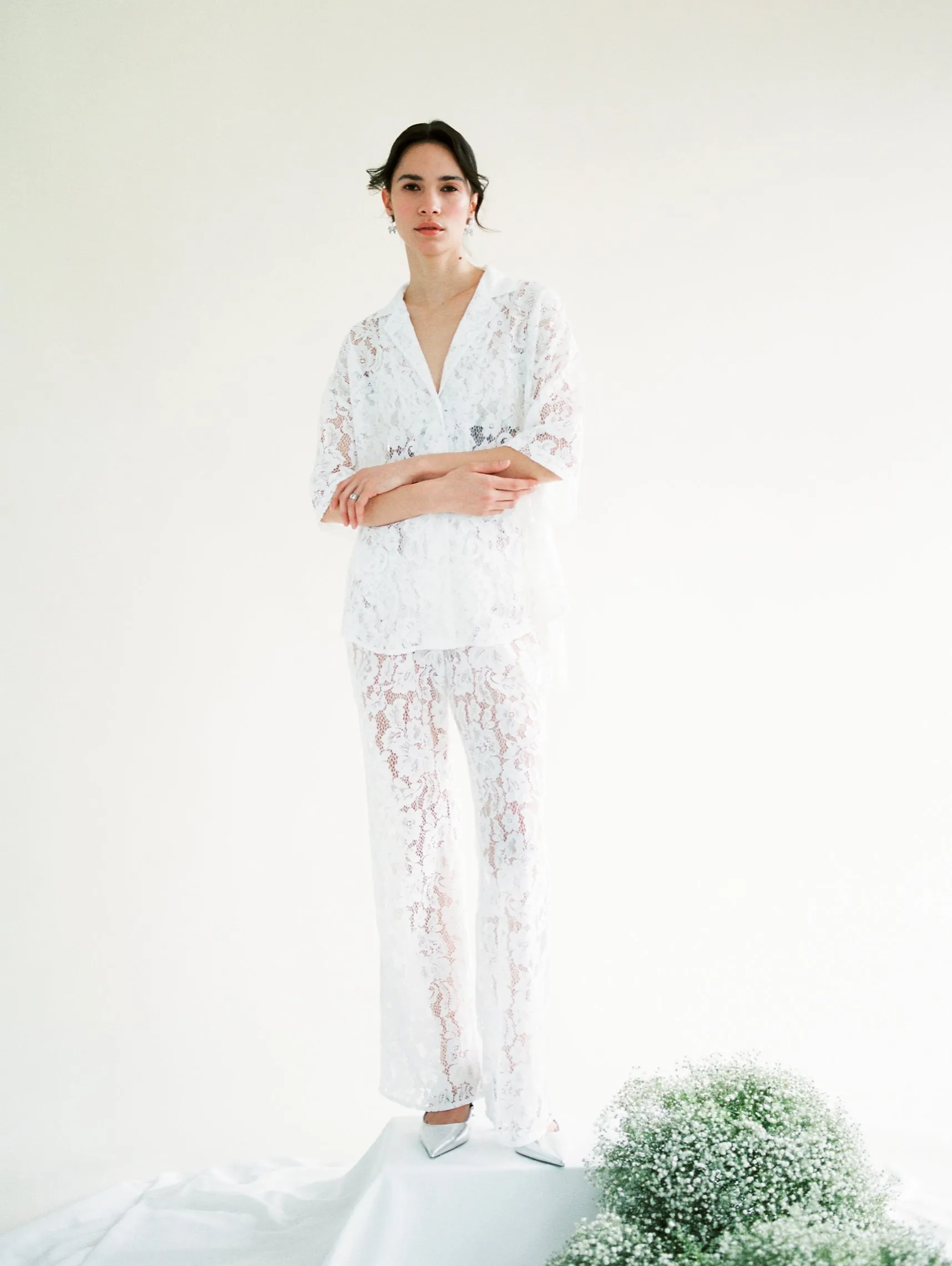 Lace Romeo Button Down