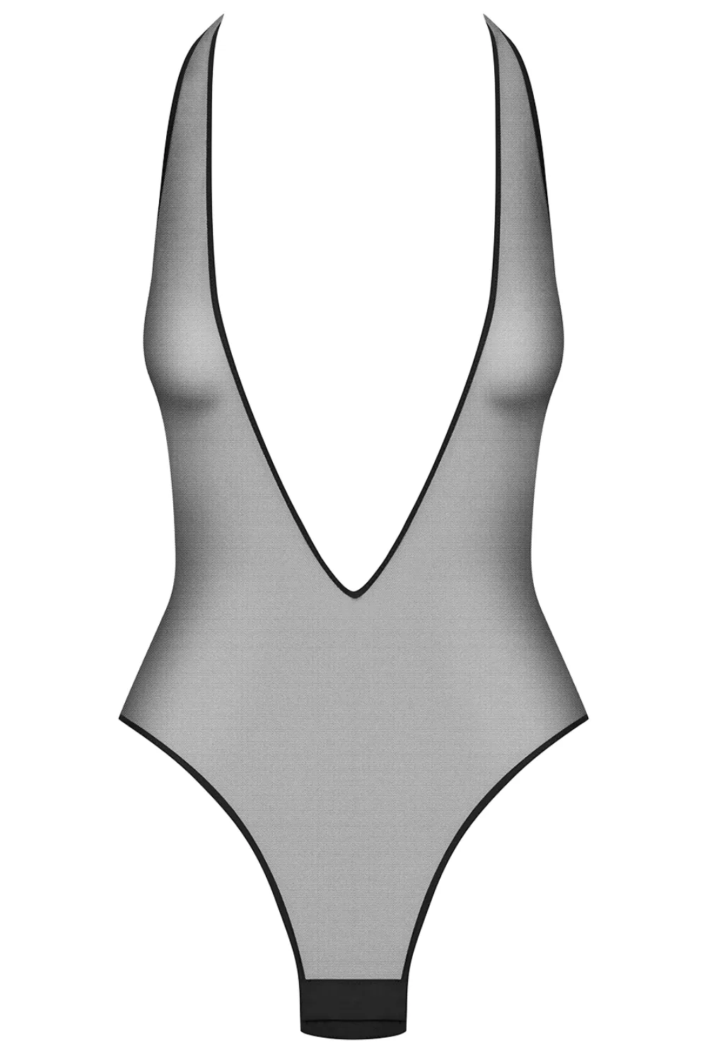 L'Amoureuse V-Neck Thong Body, Size XL (UK 12-14)
