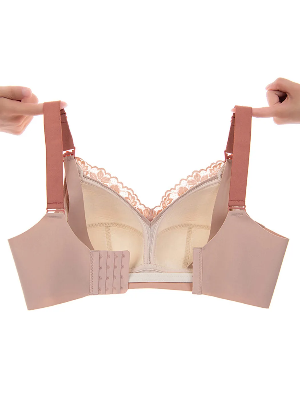 Latex Cup Silk Nursing Bra Without Underwire