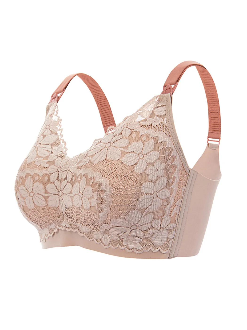Latex Cup Silk Nursing Bra Without Underwire