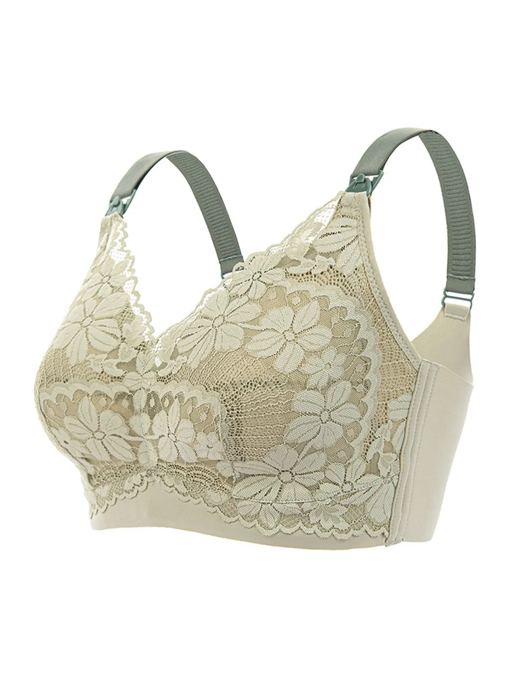 Latex Cup Silk Nursing Bra Without Underwire