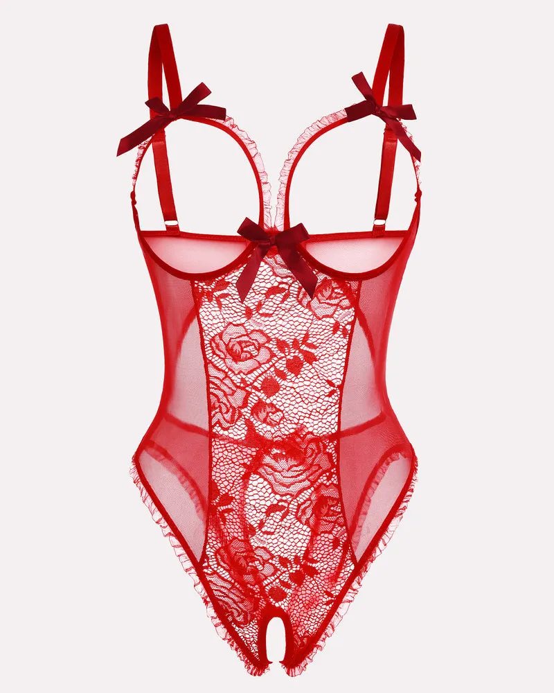 Leopard Lace Mini Bodysuit