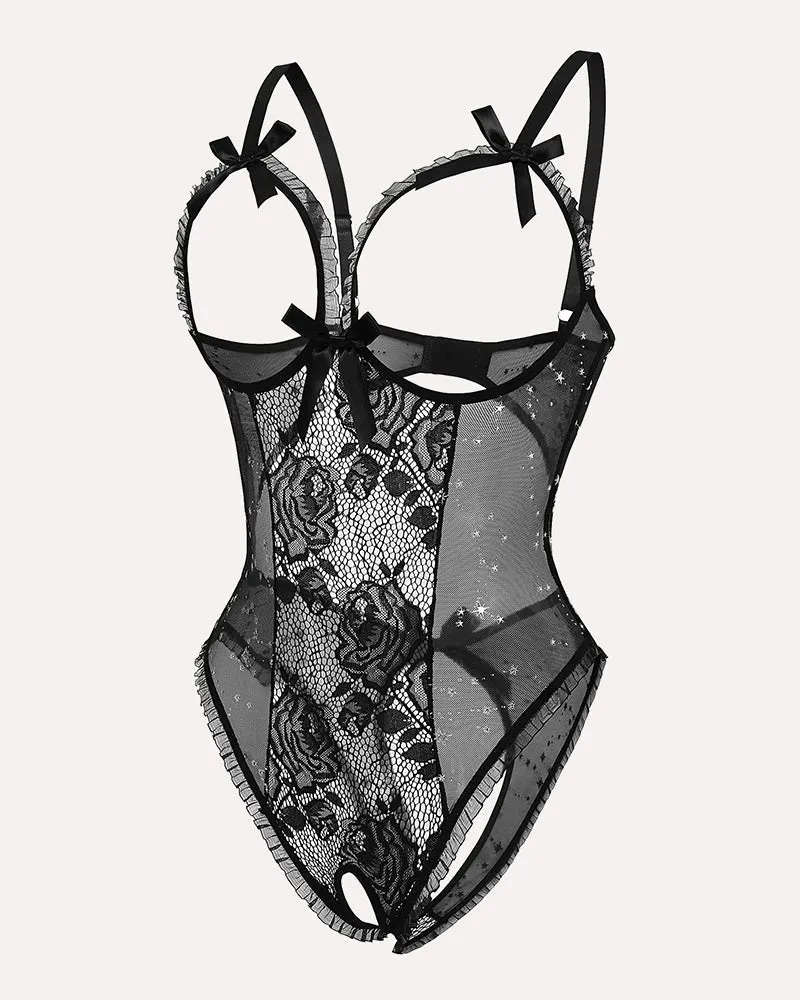 Leopard Lace Mini Bodysuit