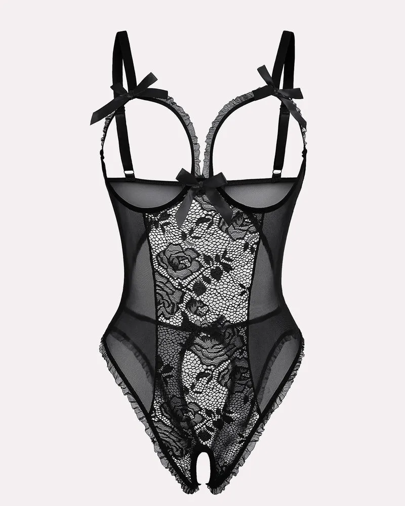Leopard Lace Mini Bodysuit