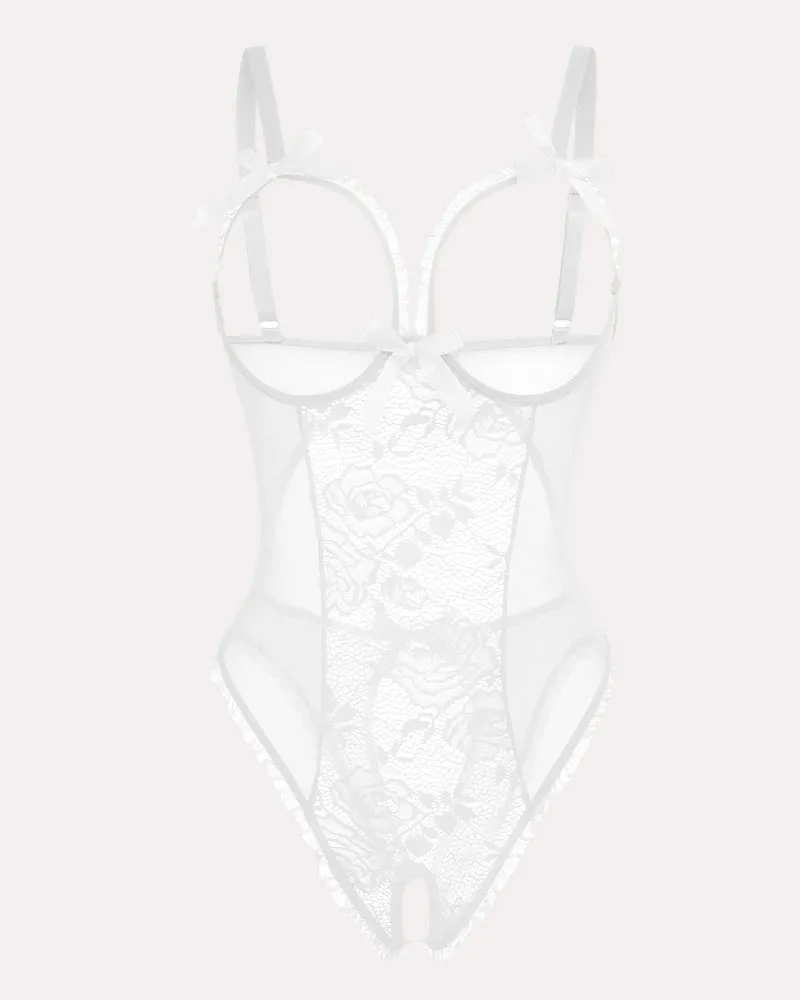 Leopard Lace Mini Bodysuit