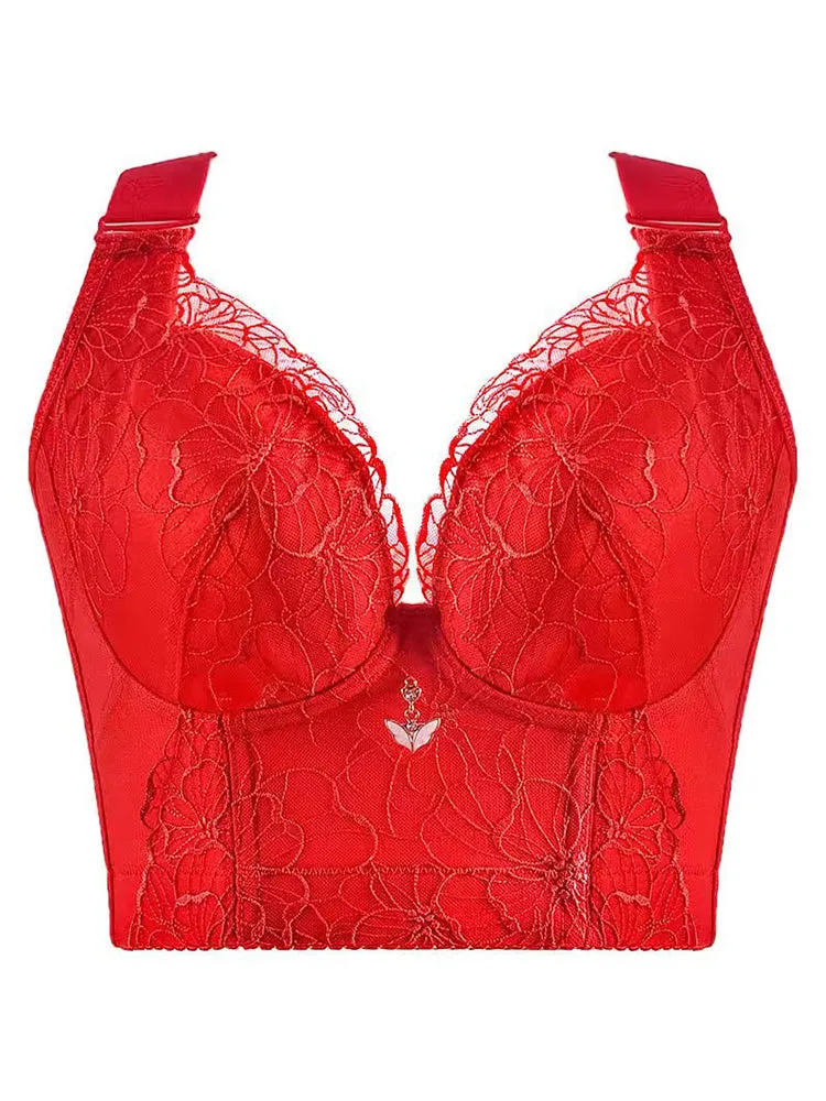 Longline Comfort Support Wire-free Push Up Bra