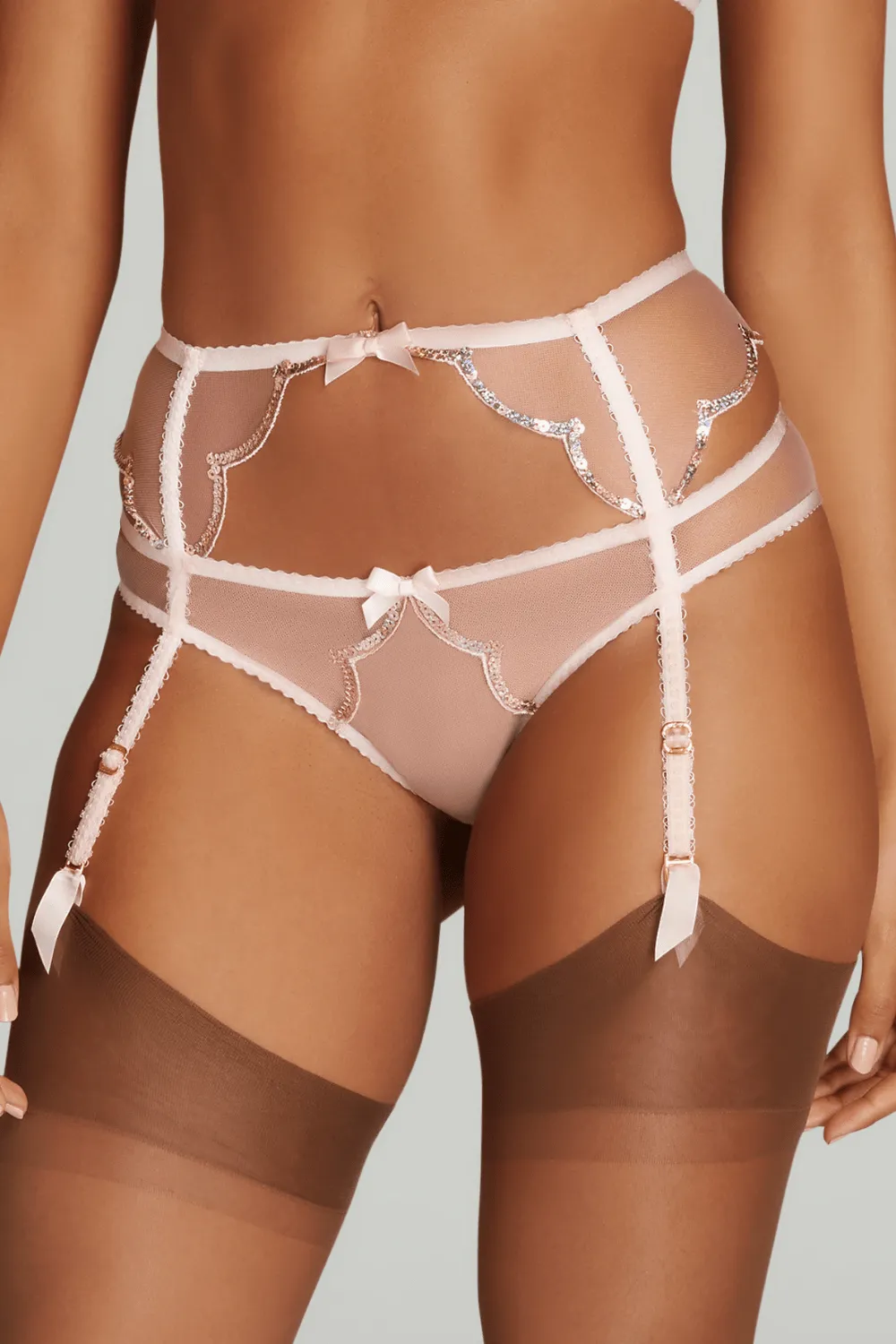 Lorna Party Suspender Pink