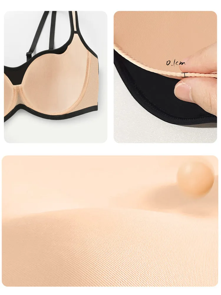 Low-Cut Lift-Up Underwire Shaping Bra