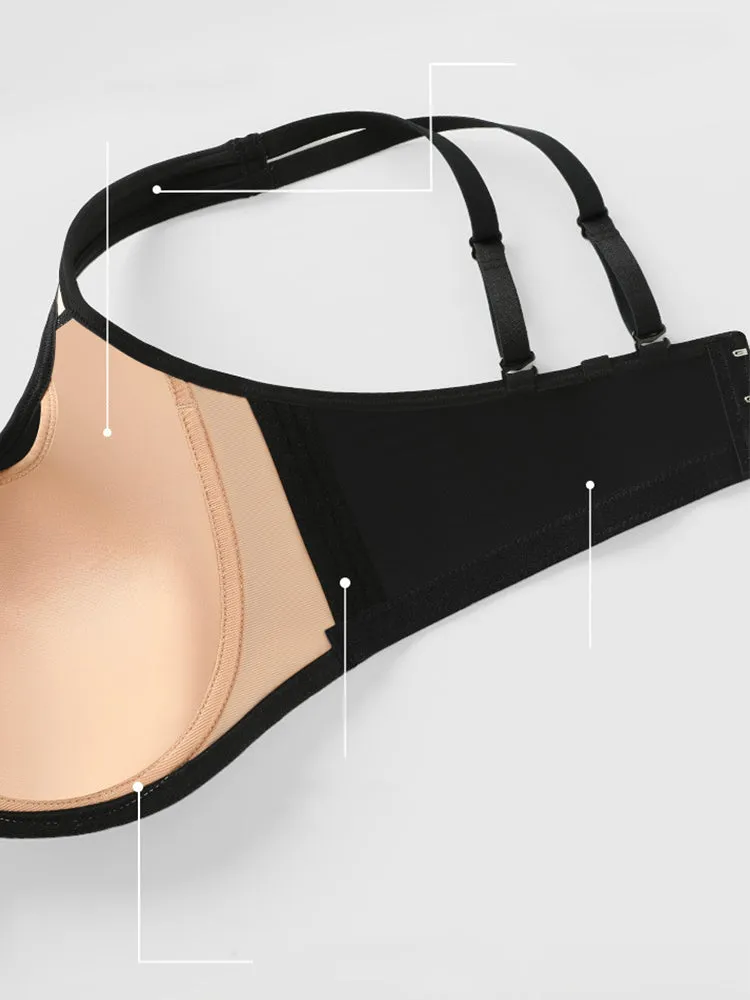 Low-Cut Lift-Up Underwire Shaping Bra