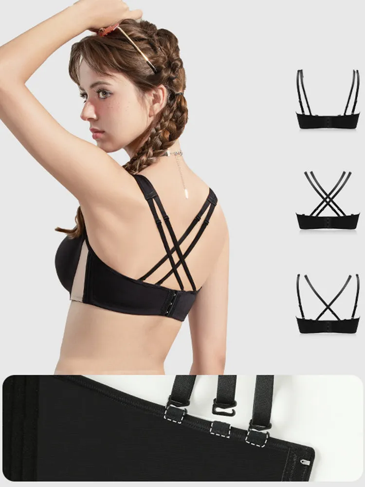 Low-Cut Lift-Up Underwire Shaping Bra