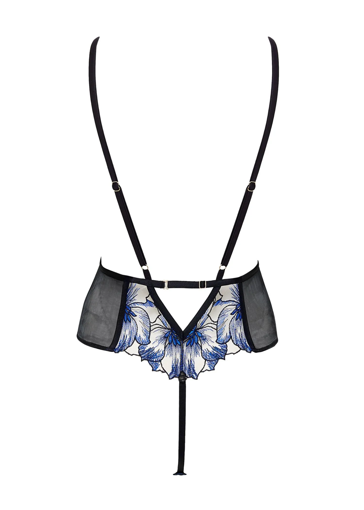 Lyandra Soft Body (Egyptian Blue/Black/Sheer)