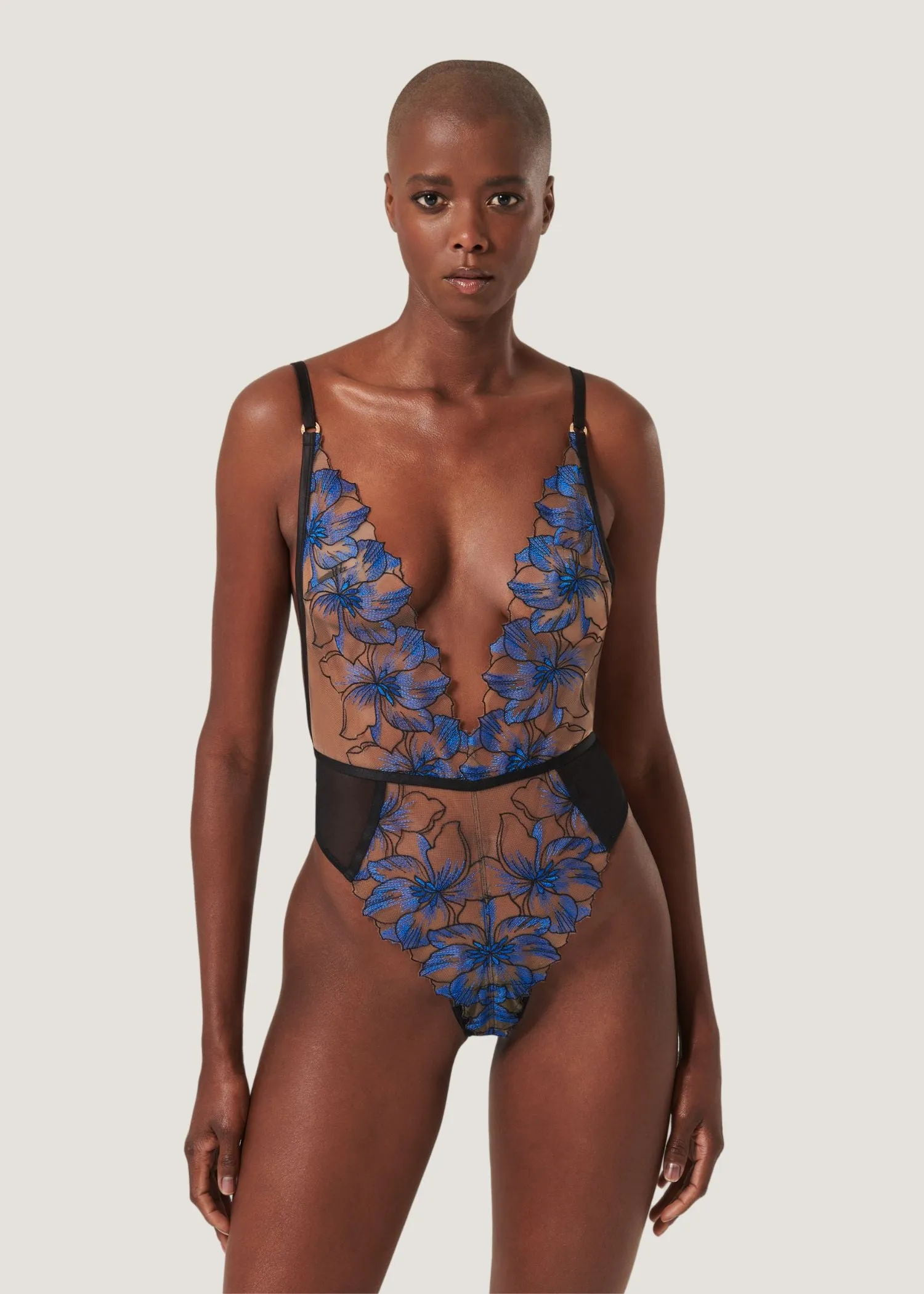 Lyandra Soft Body (Egyptian Blue/Black/Sheer)