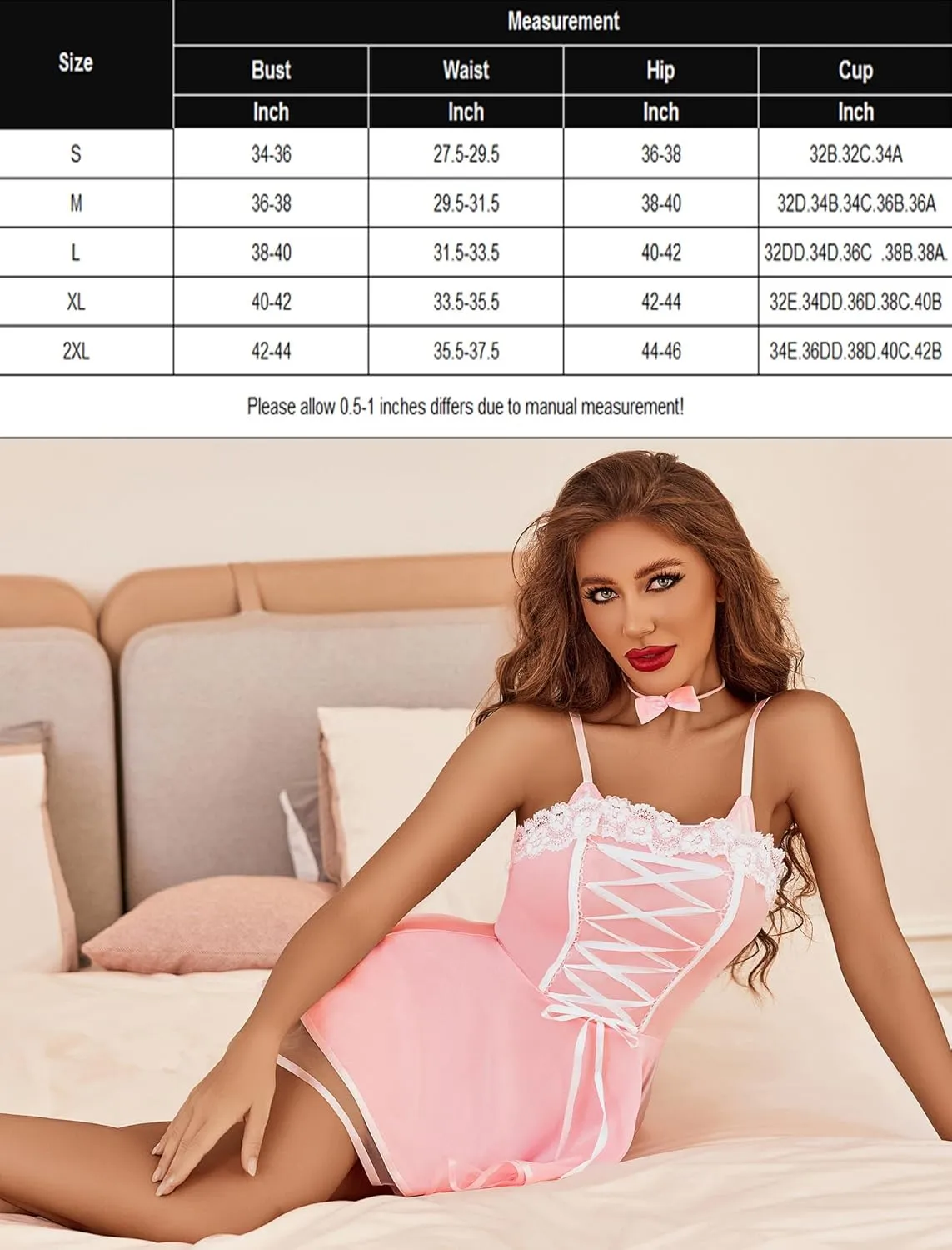 Maid Costumes Roleplay Lingerie Dress