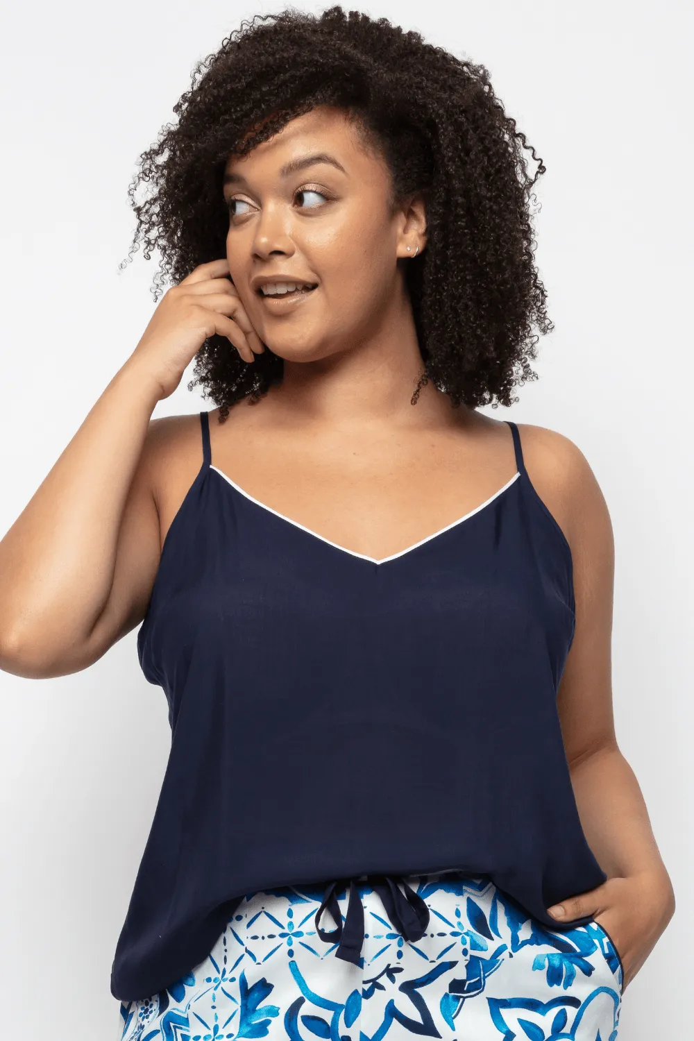 Marie Modal Camisole Navy