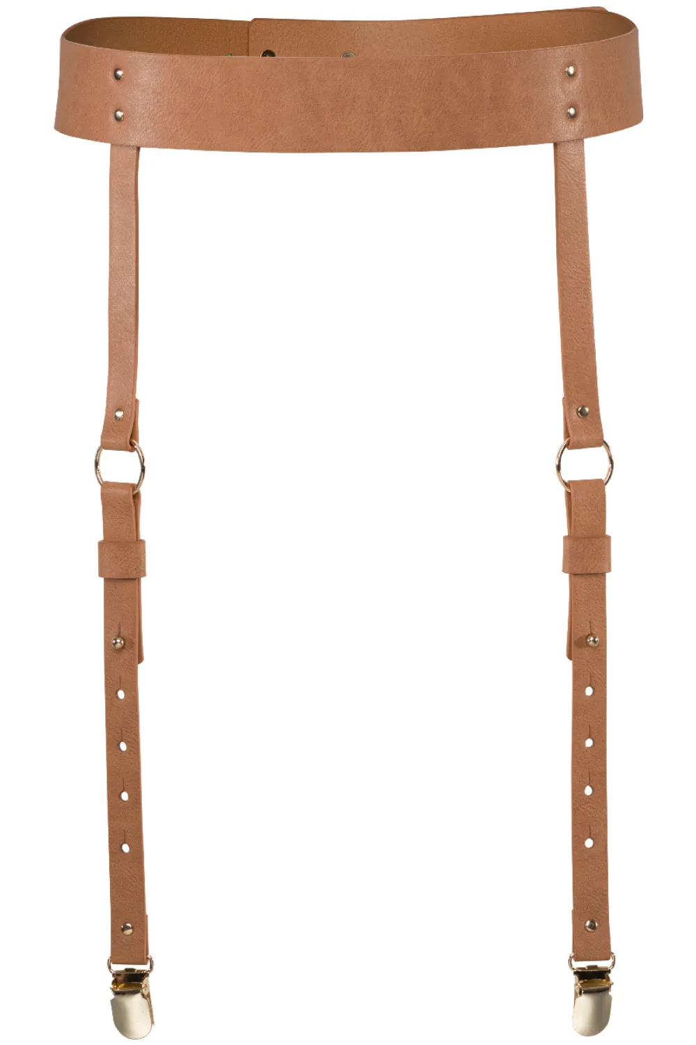 Maze Vegan Leather Suspender Belt