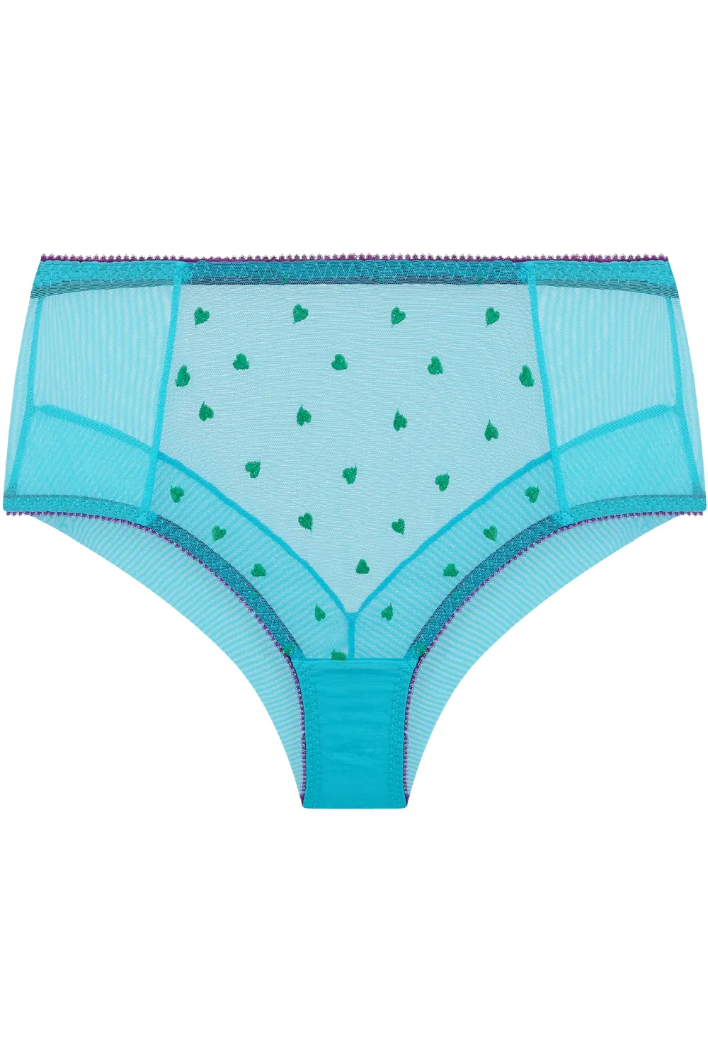 Nelle Heart Embroidery High Waist Knicker