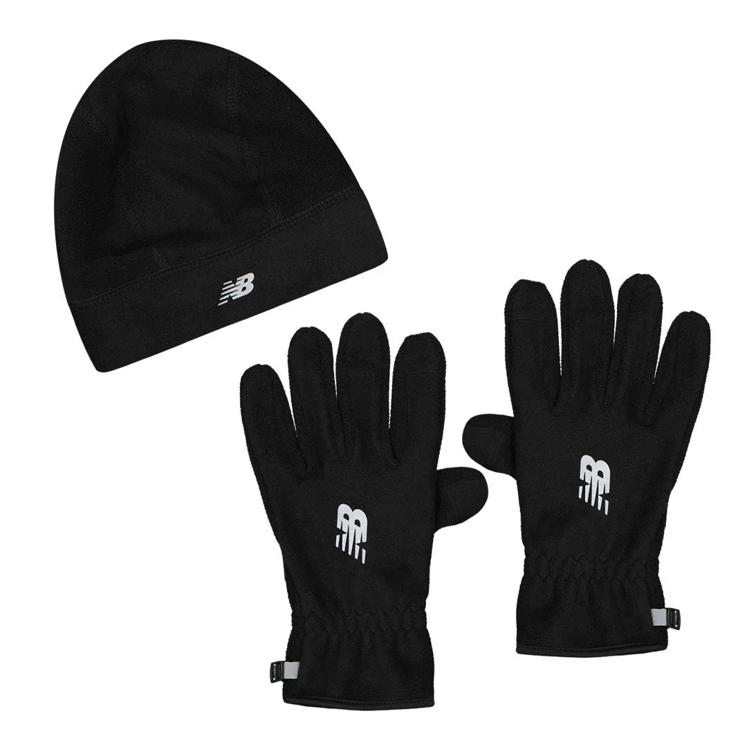 New Balance - Heavyweight Fleece Hat & Gloves Set (NB2221 001)