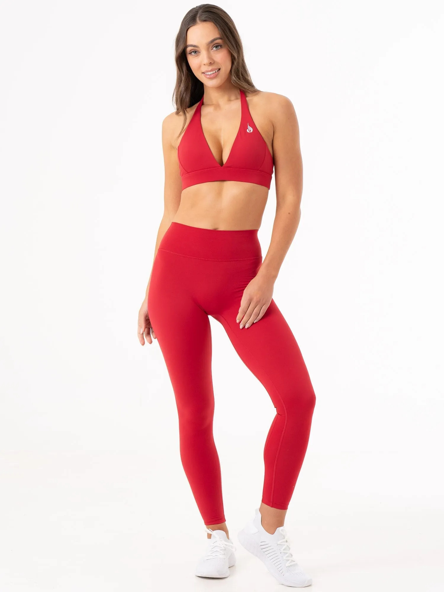 NKD Halter Bra - Cherry Red