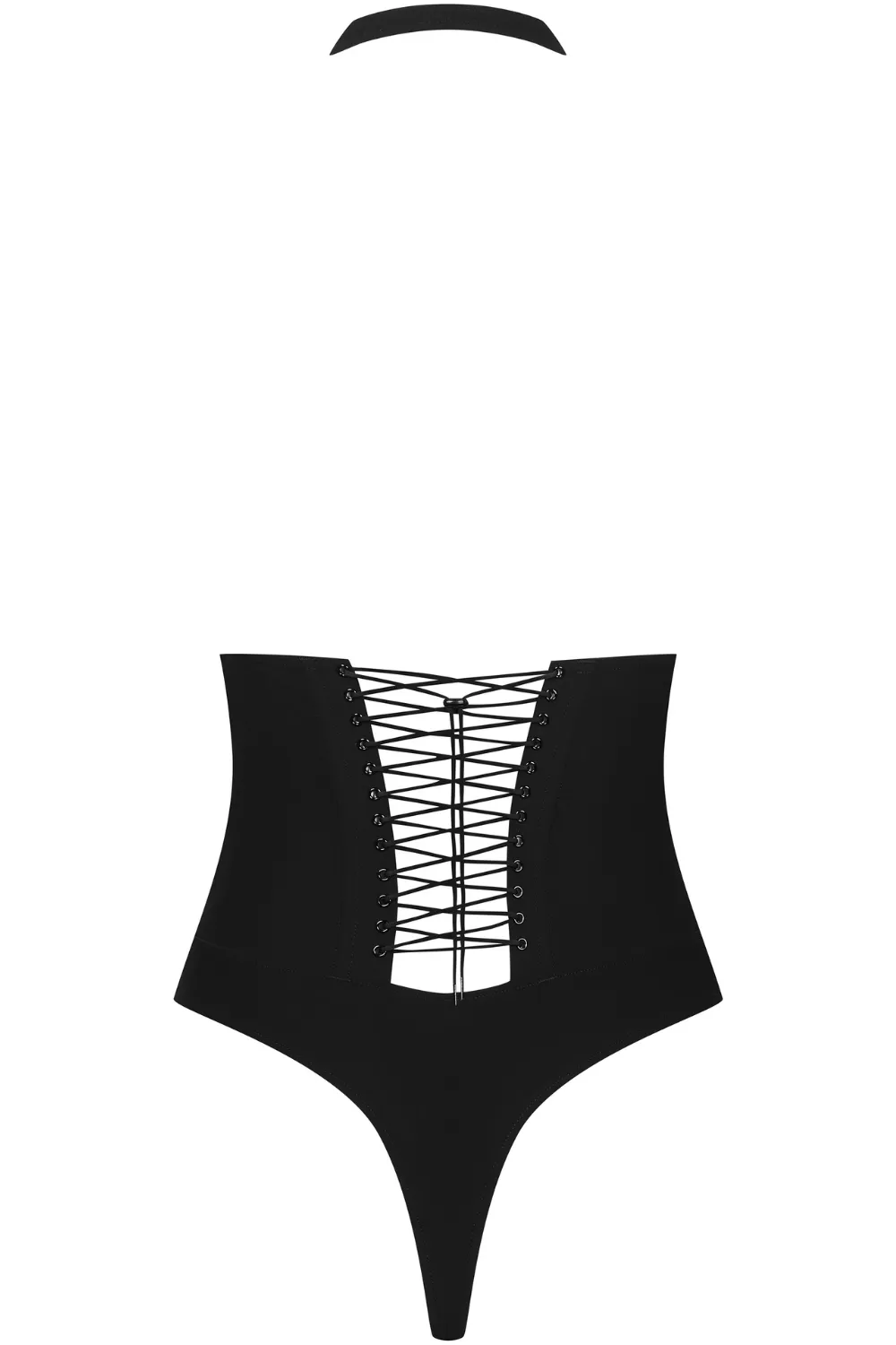 Nuit Infinie Halterneck Thong Bodysuit