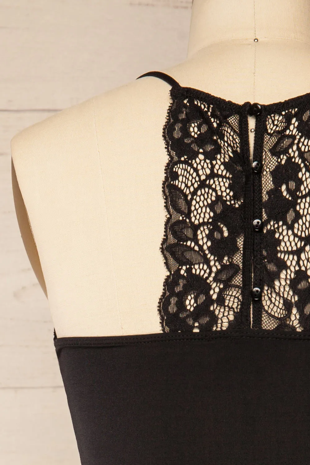 Oswestry | Black Lace Lingerie Bodysuit