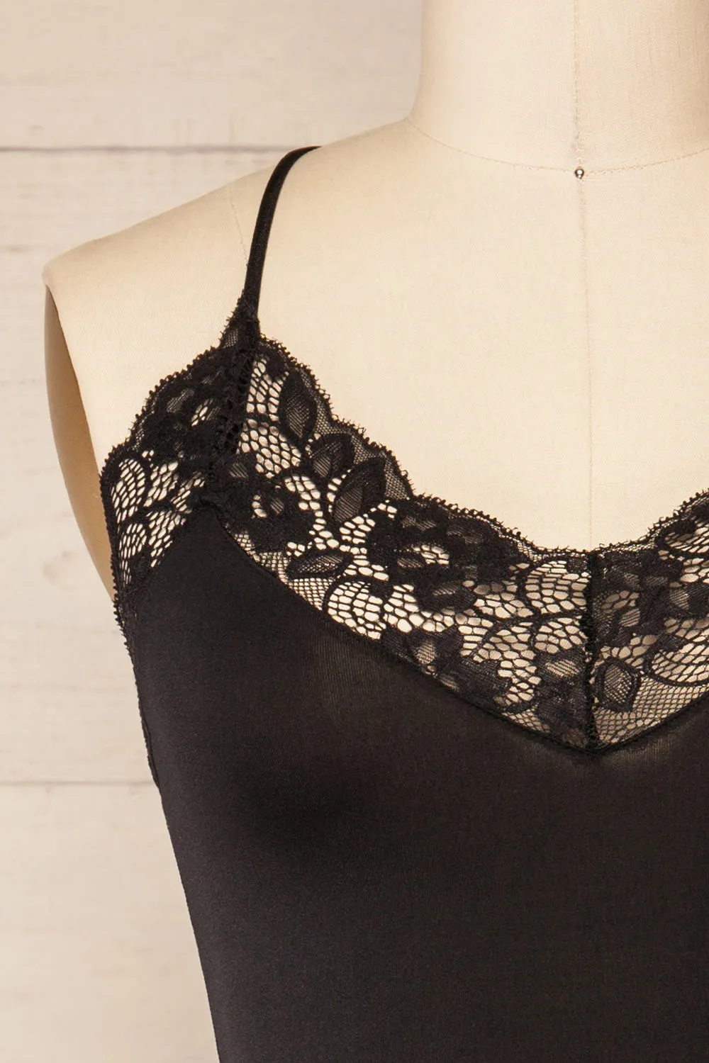 Oswestry | Black Lace Lingerie Bodysuit