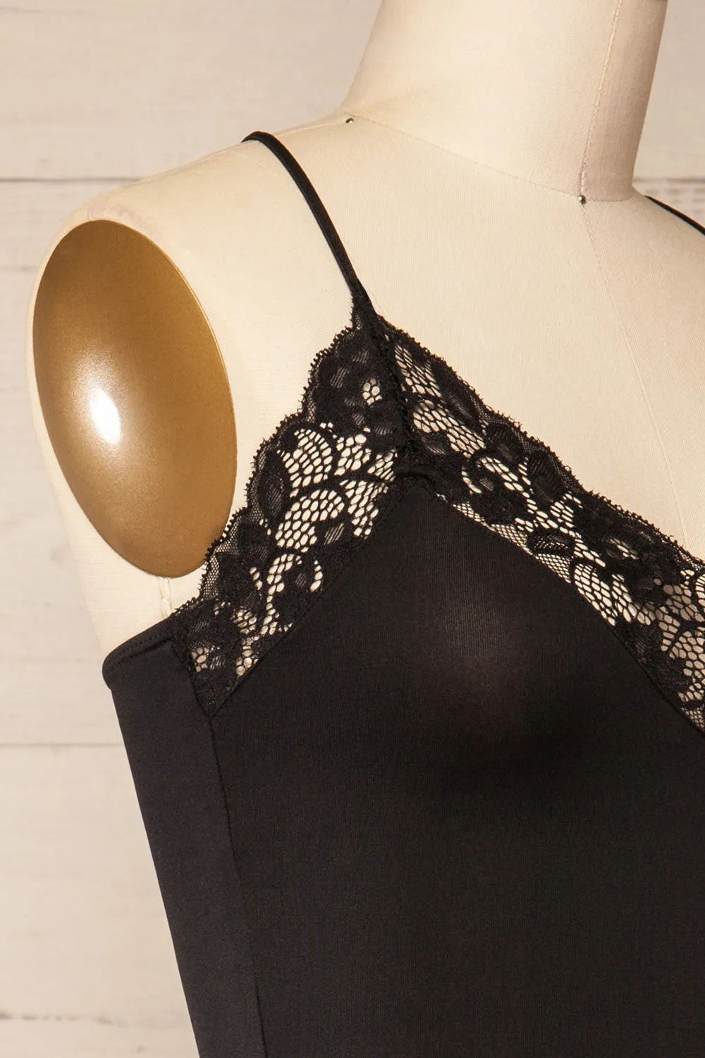 Oswestry | Black Lace Lingerie Bodysuit