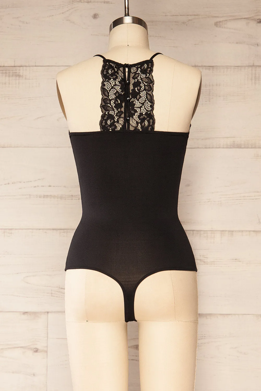 Oswestry | Black Lace Lingerie Bodysuit