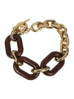 Paco Rabanne Two-Toned Chain-Linked Choker