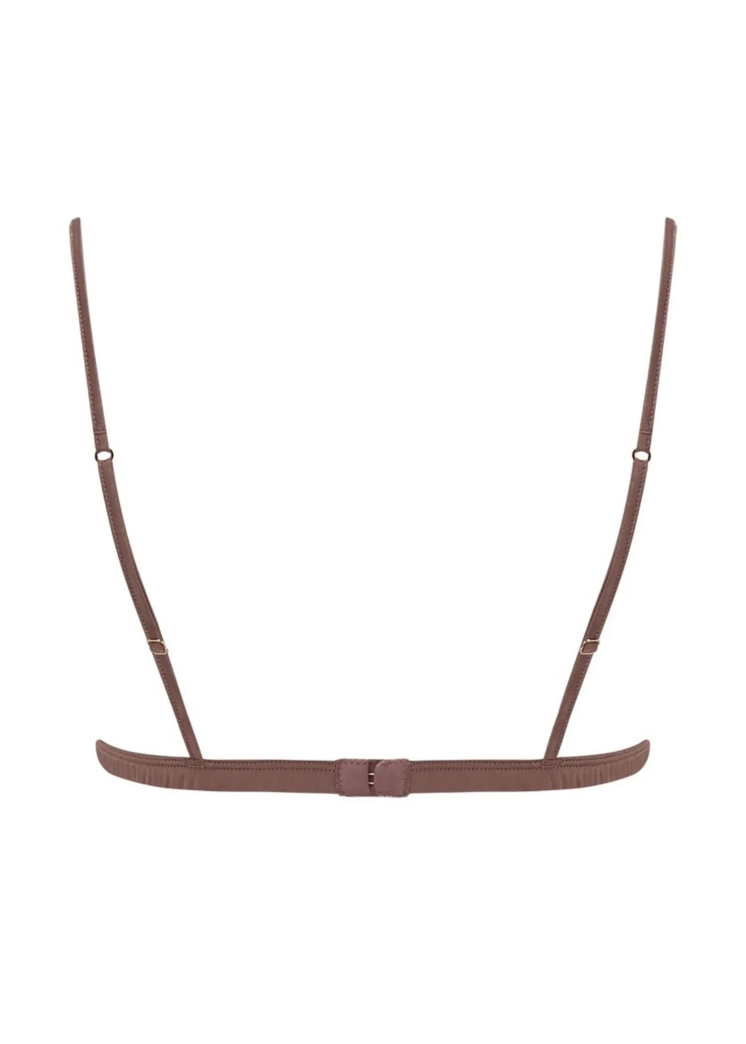 Paeonia Open Triangle Bra (Taupe)