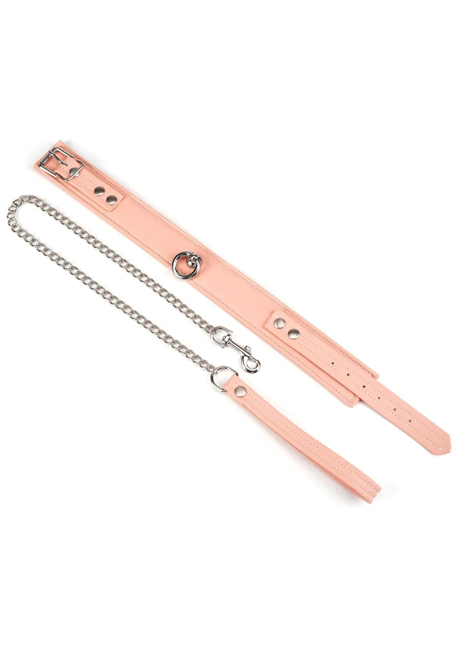 Pink Organosilicon Collar With Leash (Pink)